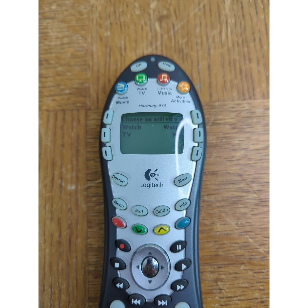 Logitech Harmony 610 Universal Remote Control - Tested Works - Picture 2 of 5